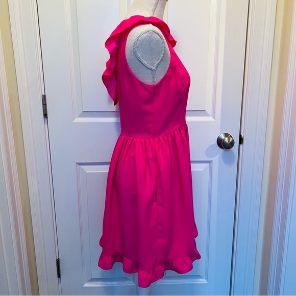 NEW KATE SPADE SCENIC ROUTE RUFFLE BACK MINI DRESS - Picture 7 of 15